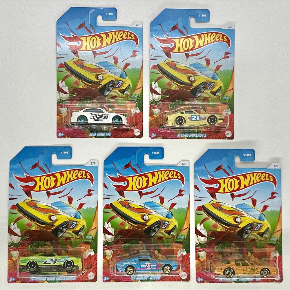 Hot Wheels Spring 2021 BMW M2 Fairlady Z Firebird Challenger Shelby Mustang Lot